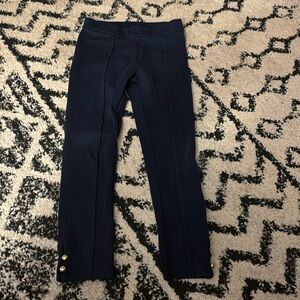 Janie and Jack button cuff ponte pant